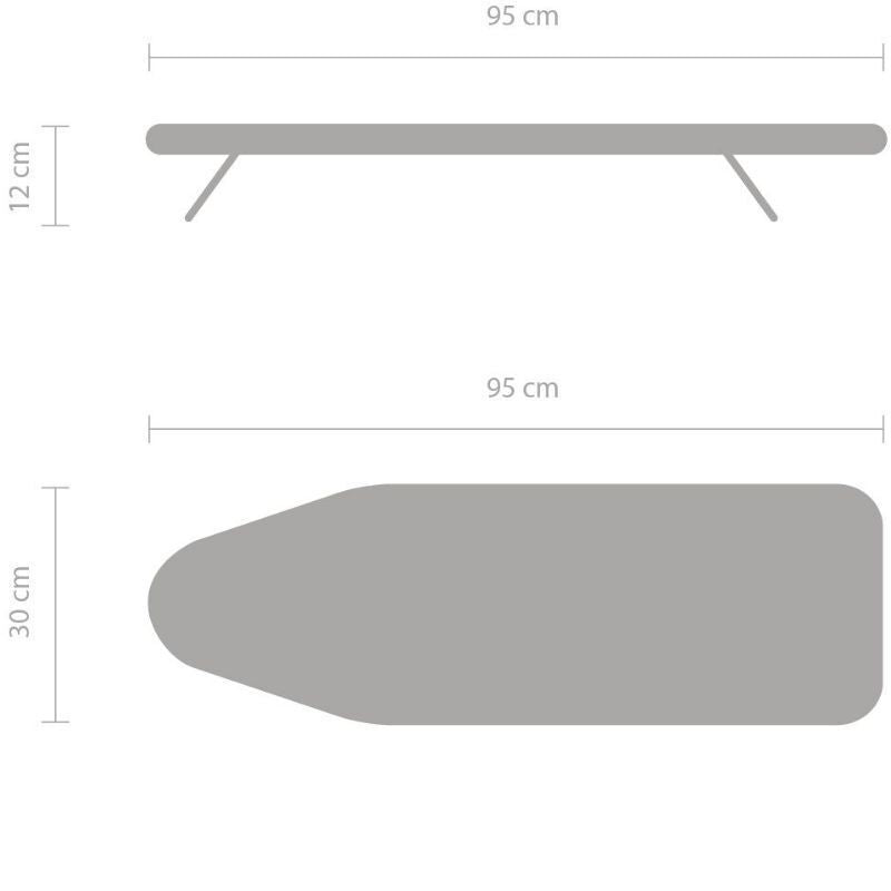 Brabantia Table Top Ironing Board - Morning Breeze - 95x30cm