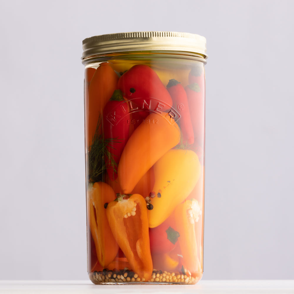 Kilner Wide Mouth Preserve Jar Set 6-Pieces, 500 ml
