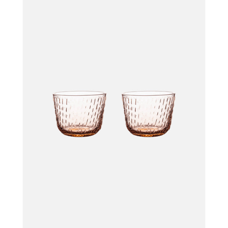 Marimekko Syksy 2 Piece Glass Set - Pink