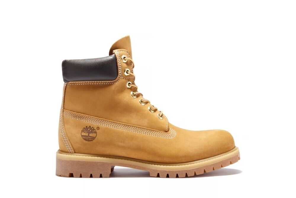 Timberland Men's 6-inch Premium Waterproof Boot Size 12 - Wheat Nubuck