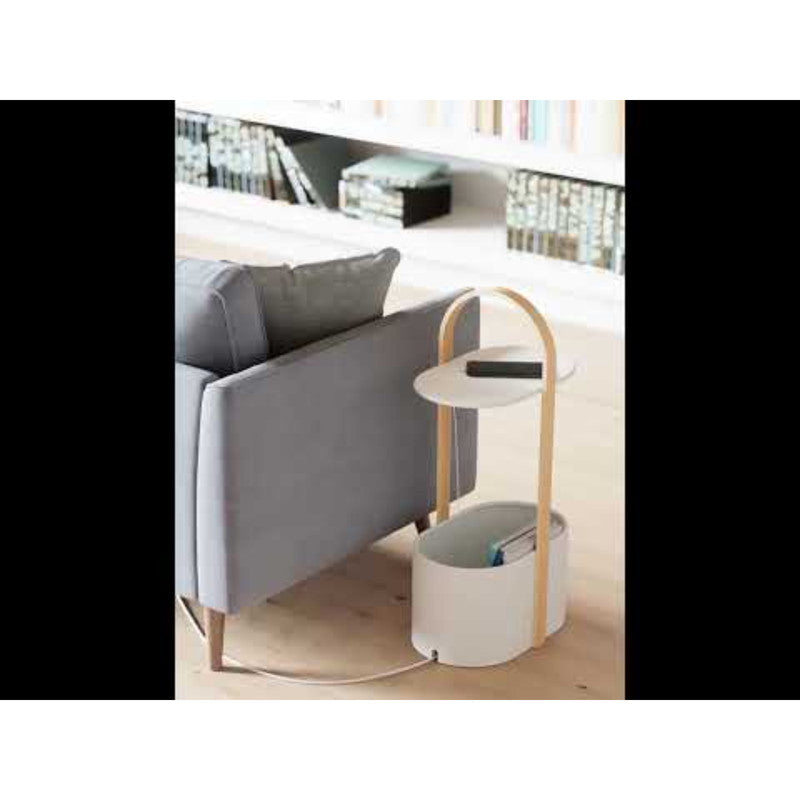 Umbra Bellwood Storage Table - White/Natural