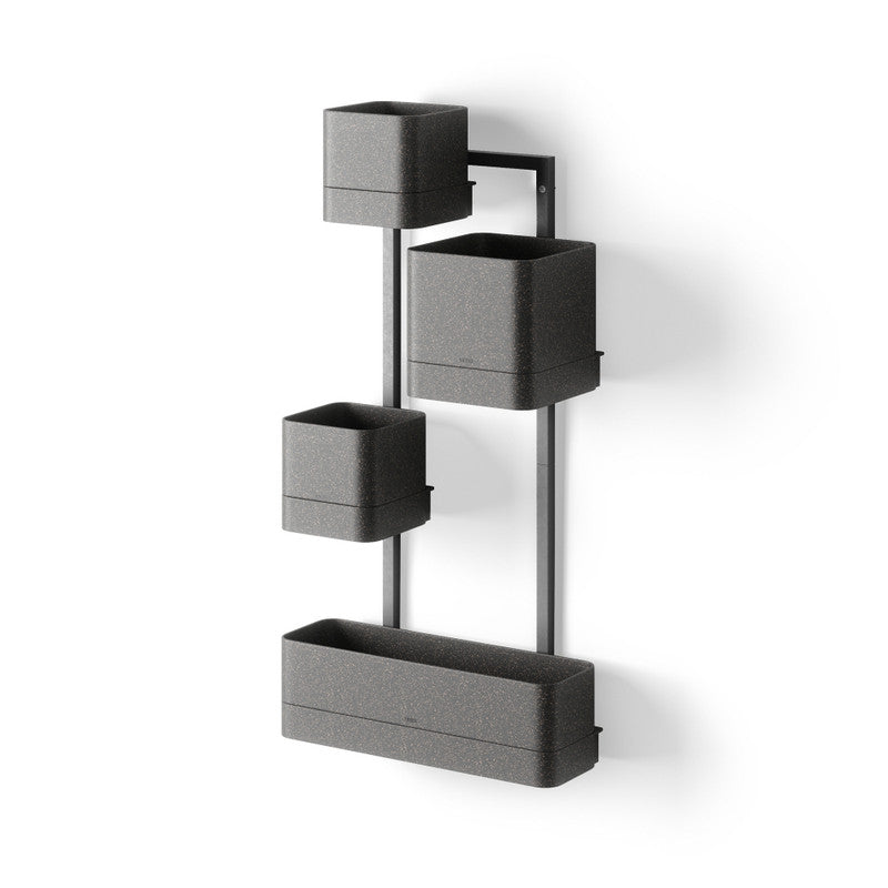 Umbra Cubiko Wall Planter - Black