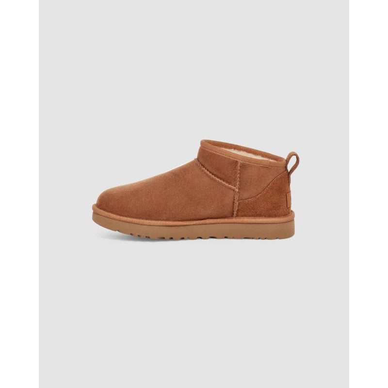 UGG Women's Classic Ultra Mini Size 10 - Chestnut