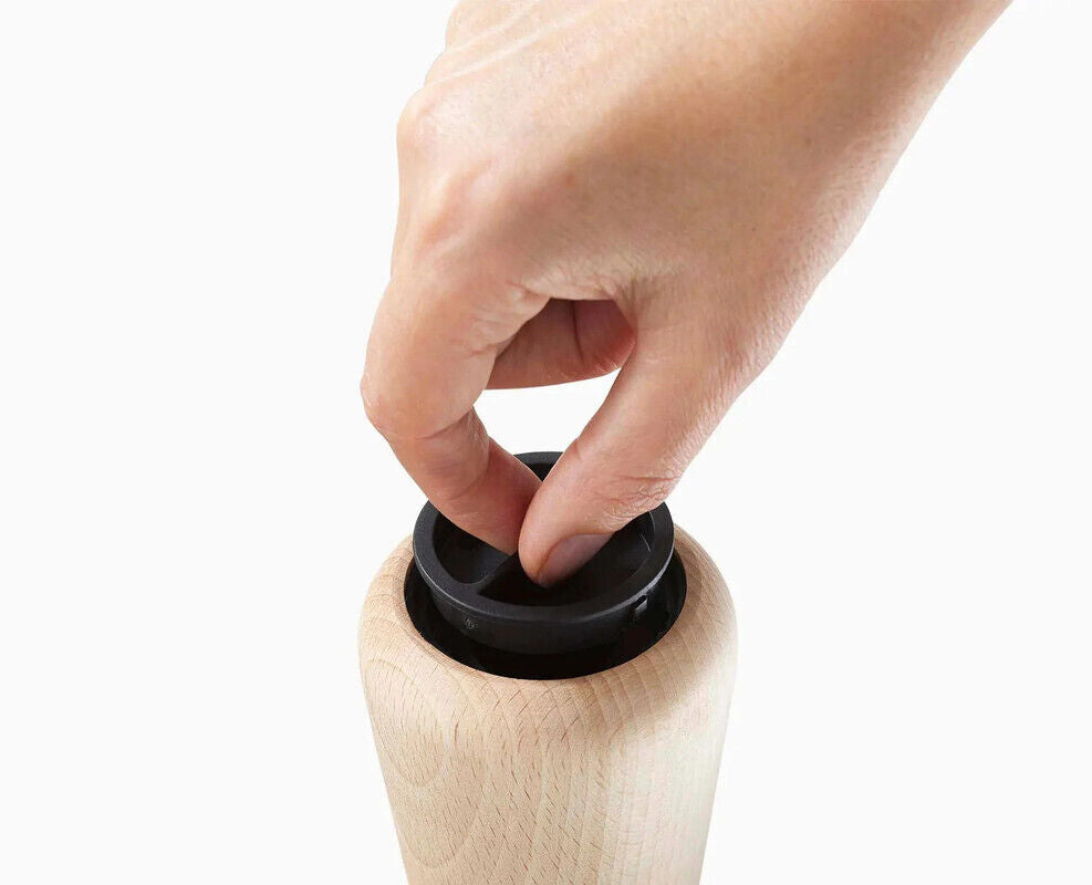 Joseph Joseph Milltop Wood Pepper Mill - Beech