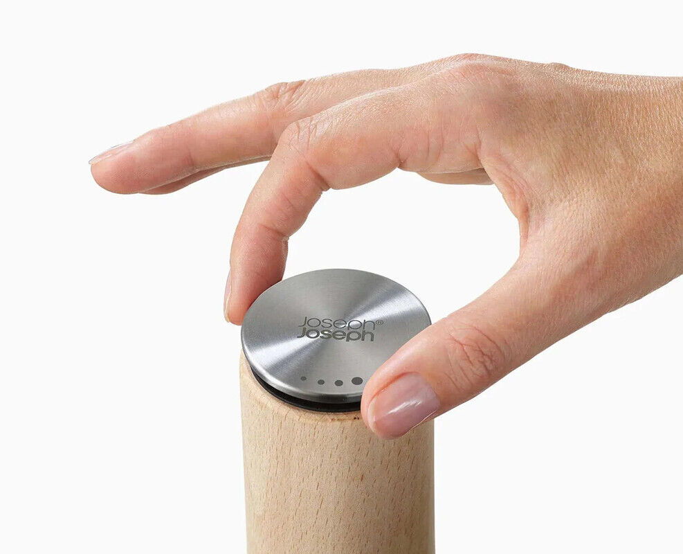 Joseph Joseph Milltop Wood Pepper Mill - Beech