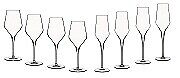 Luigi Bormioli Supremo Chardonnay Glass 350ml - Set of 4 -Clear