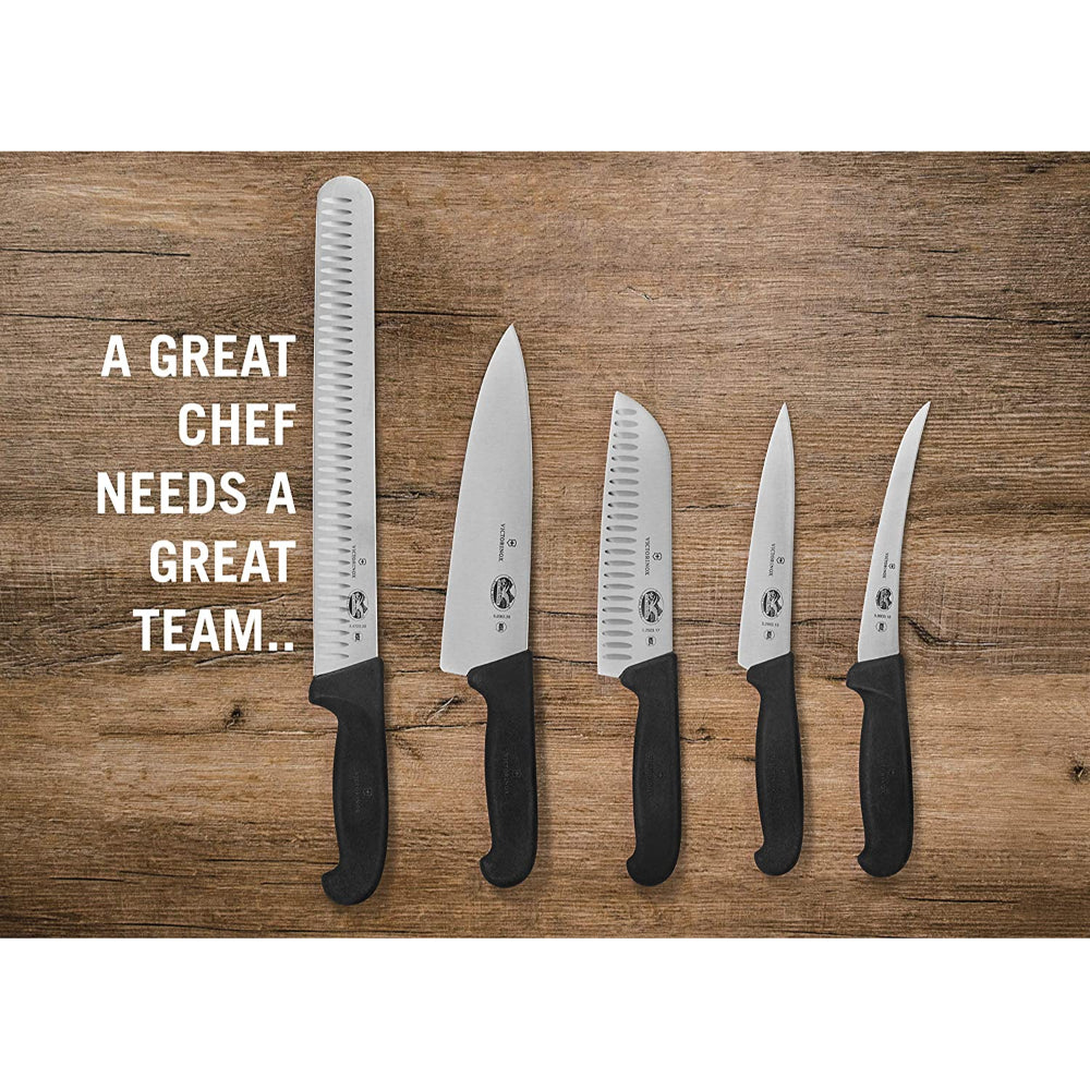 Victorinox Cooks - Carving Knife, 12cm, Fibrox - Black