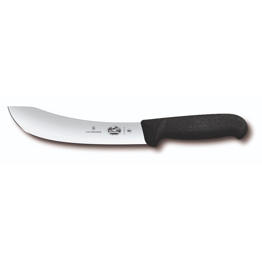 Victorinox Skinning Knife, 15cm German Type, Fibrox - Black