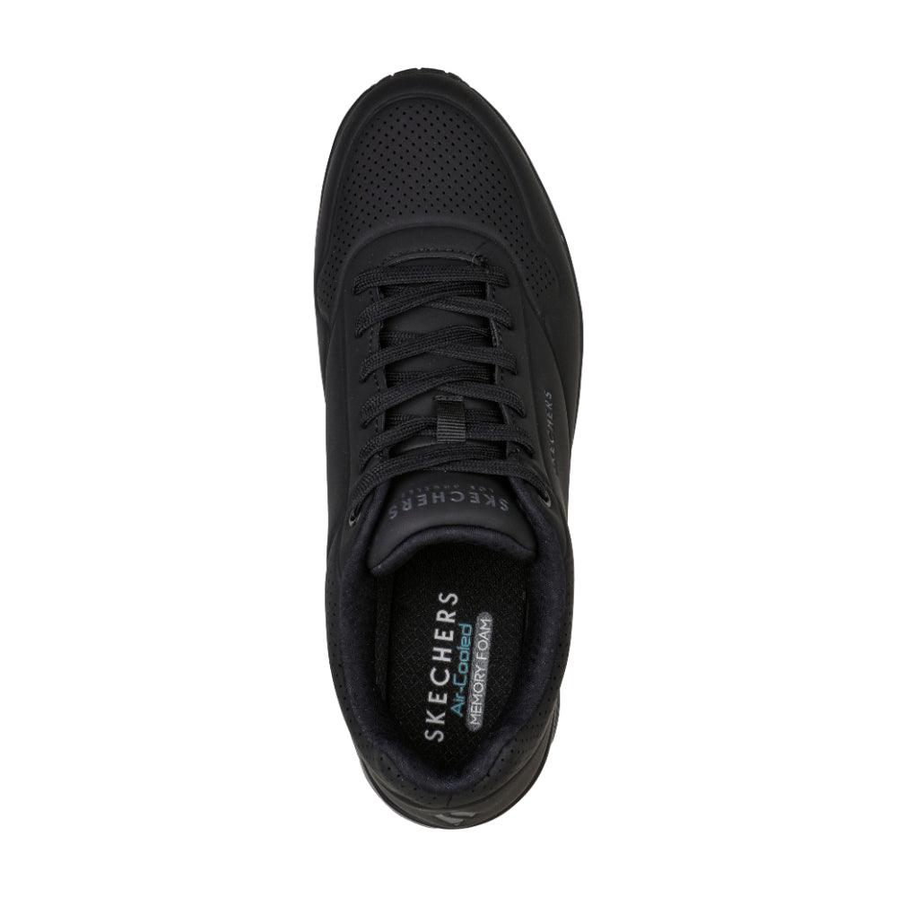 Skechers Men's Uno - Stand On Air Sneakers - Black/Black