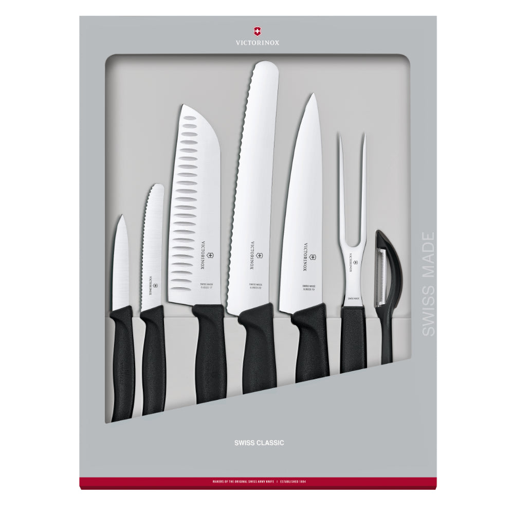 Victorinox Swiss Classic Kitchen 7-piece Set - Black