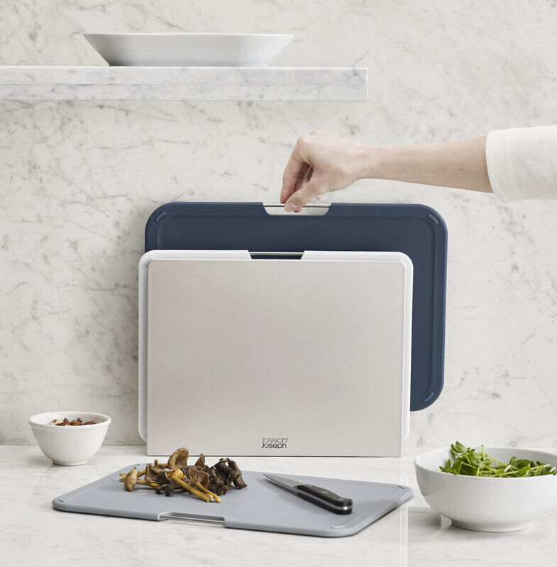 Joseph Joseph Nest Large Chopping Board Set - Grey