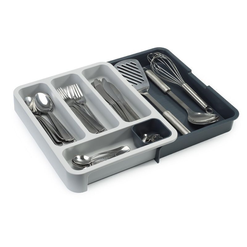 Joseph Joseph DrawerStore Expandable Cutlery Tray - Grey