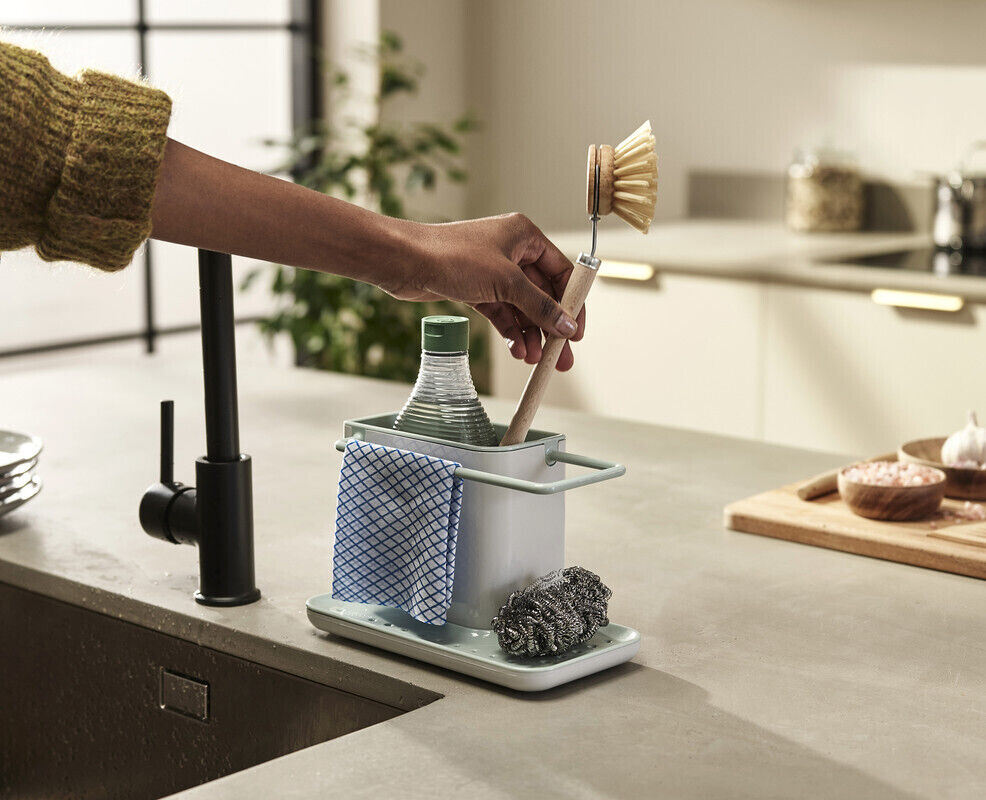 Joseph Joseph Caddy Sink Tidy - Light Stone/Sage