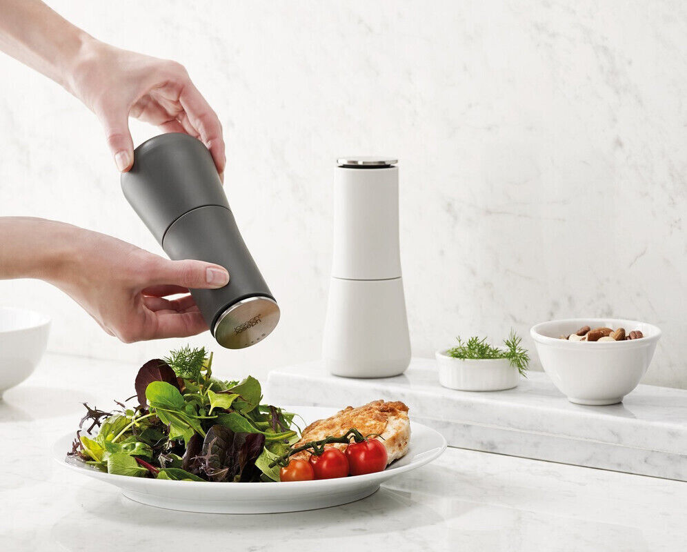 Joseph Joseph Milltop Salt & Pepper Mills - Grey