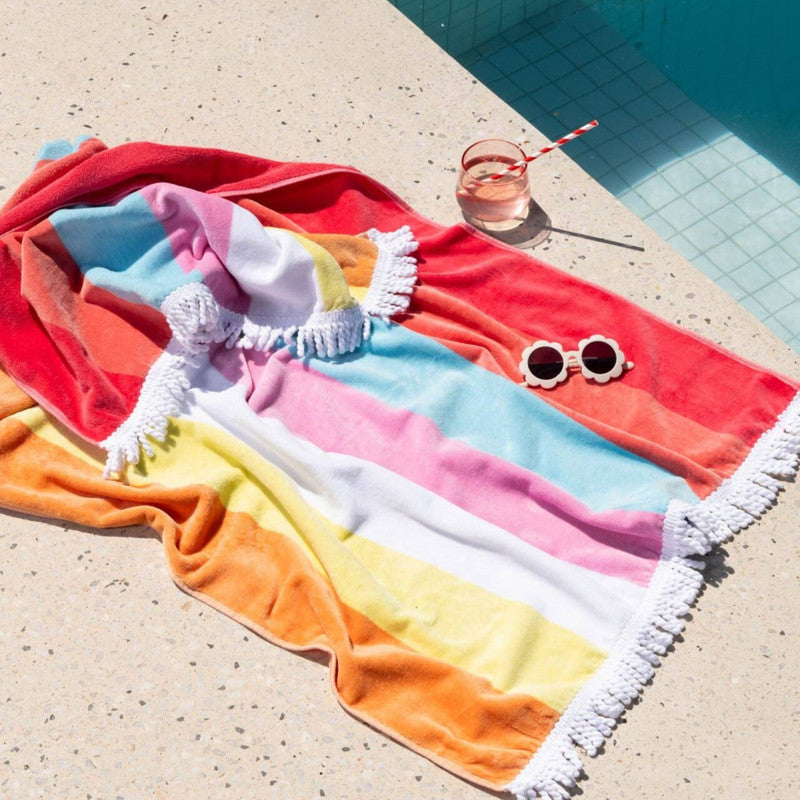 Canningvale Capresi Kids Beach Towel - Como Sherbet