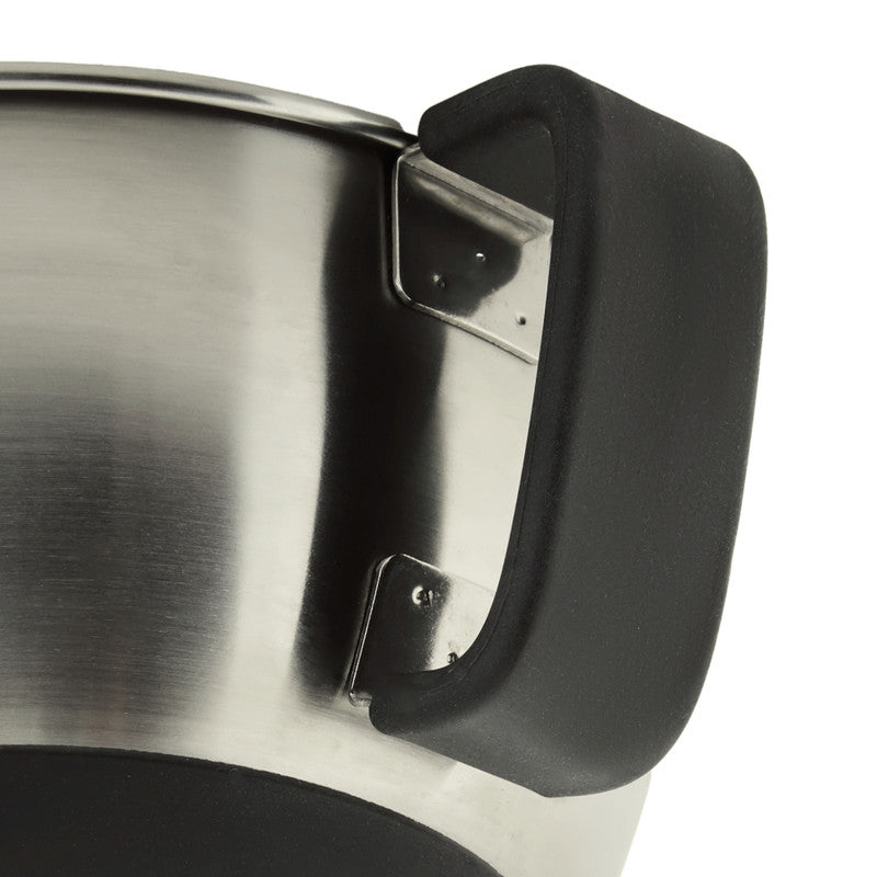 MasterPro Premium Stainless Steel 3 Piece Mixing Bowl Set - Silver