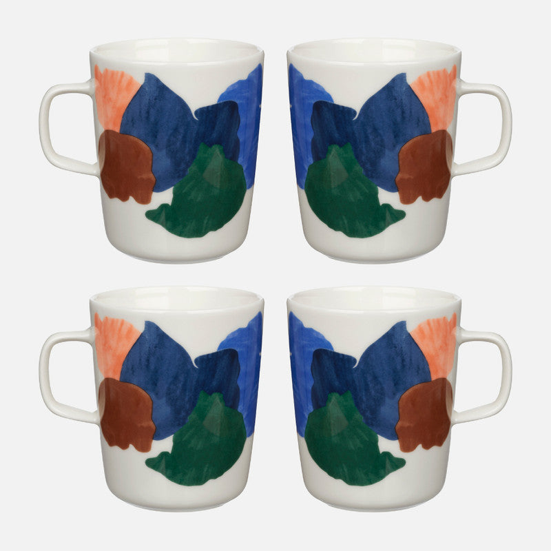 Marimekko Oiva/Pyykki 4 Piece Mug Set