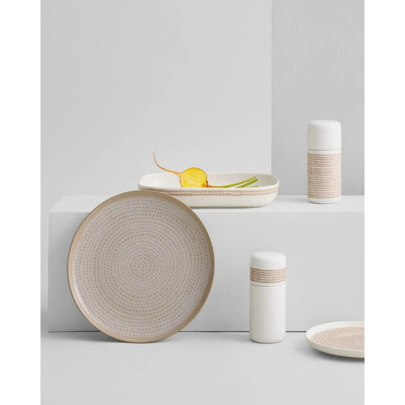 Marimekko Oiva/Siirtolapuutarha 2 Piece Grinder Set - White/Clay