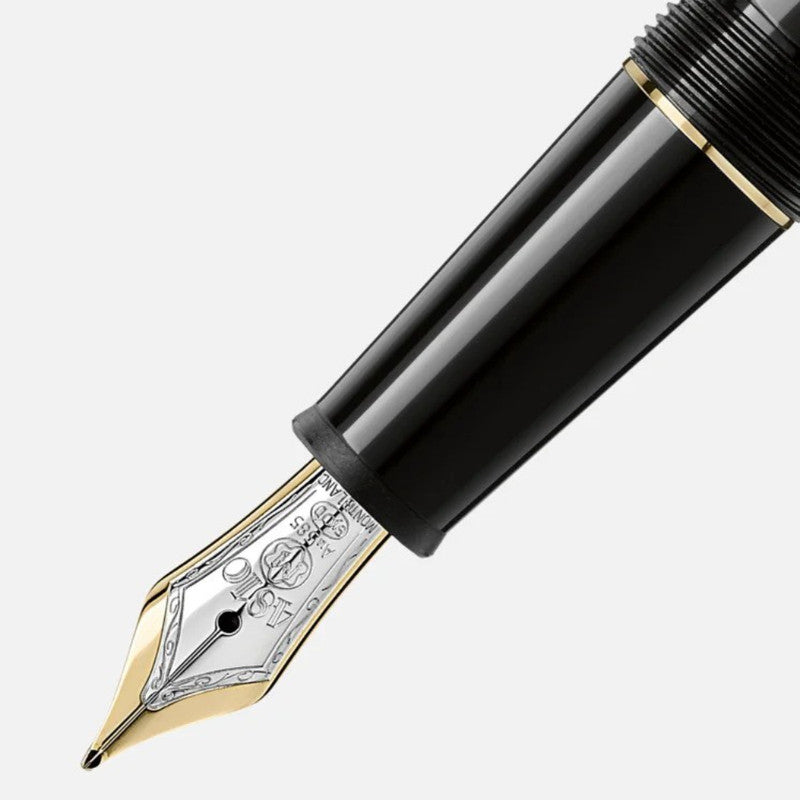Montblanc Meisterstück Gold-coated Classique Fountain Pen - Fine Nib