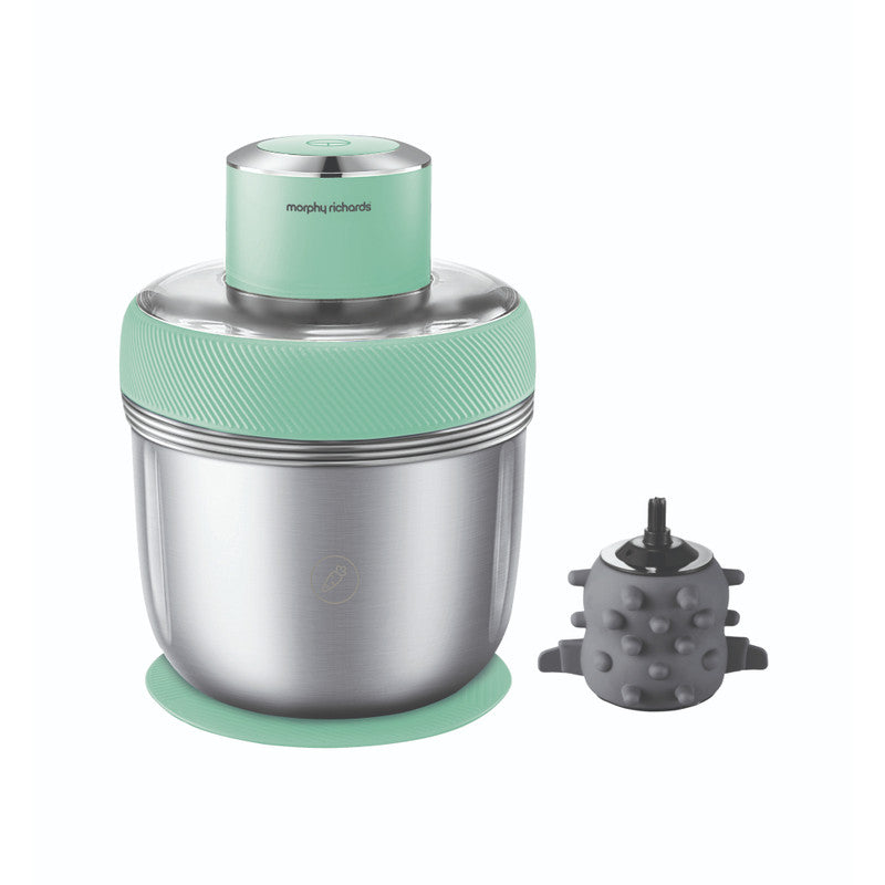 Morphy Richards Stainless Steel Chopper - Spearmint Green