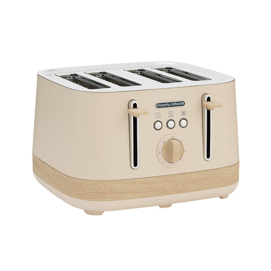 Morphy Richards Essence Scandi 4 Slice Toaster - Tapioca