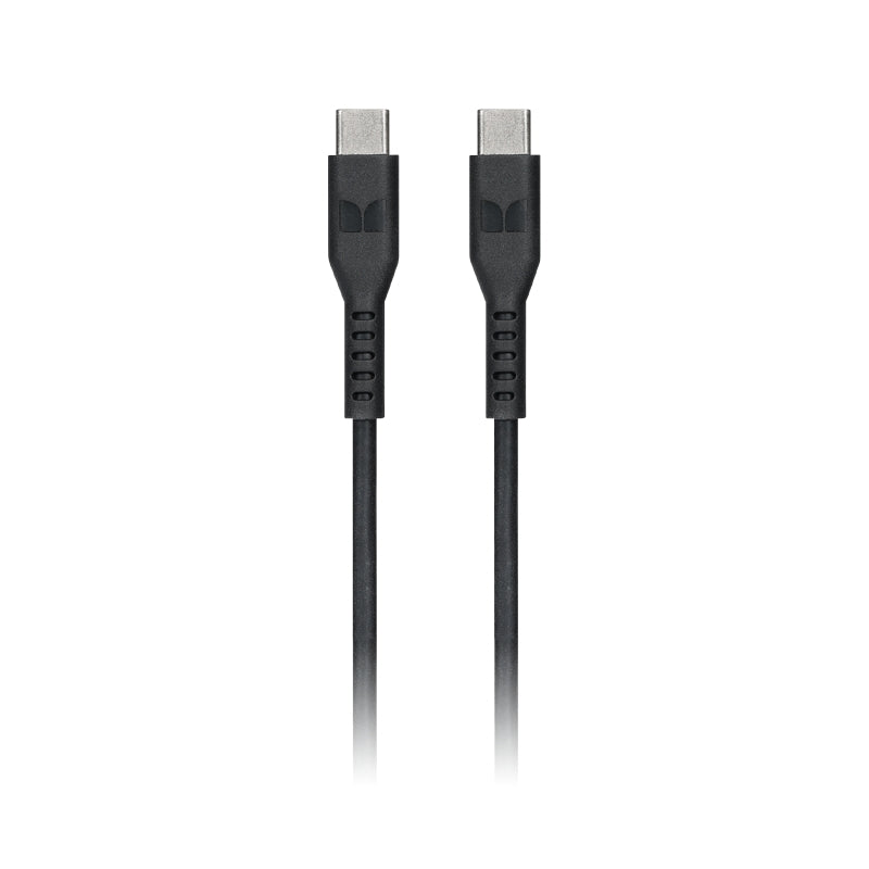 Monster USB-C to USB-C Thermo Plastic Elastometer Cable - Black 1.2m