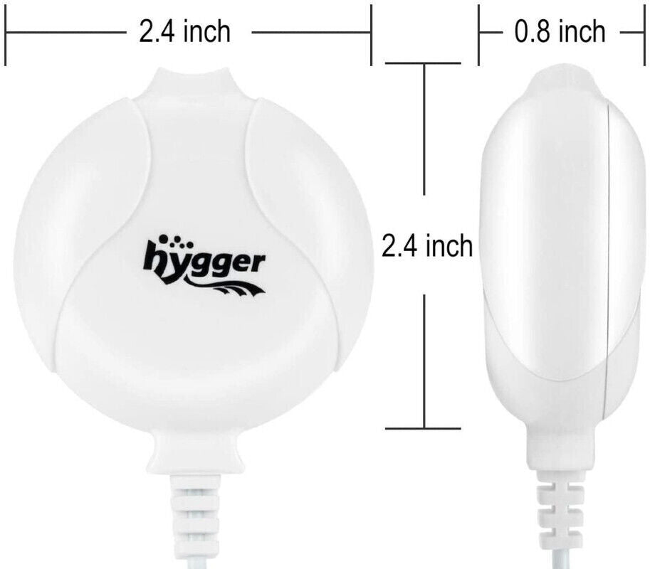 Hygger Mini Quiet Air Pump 1.5 Watt - HG-811-WH