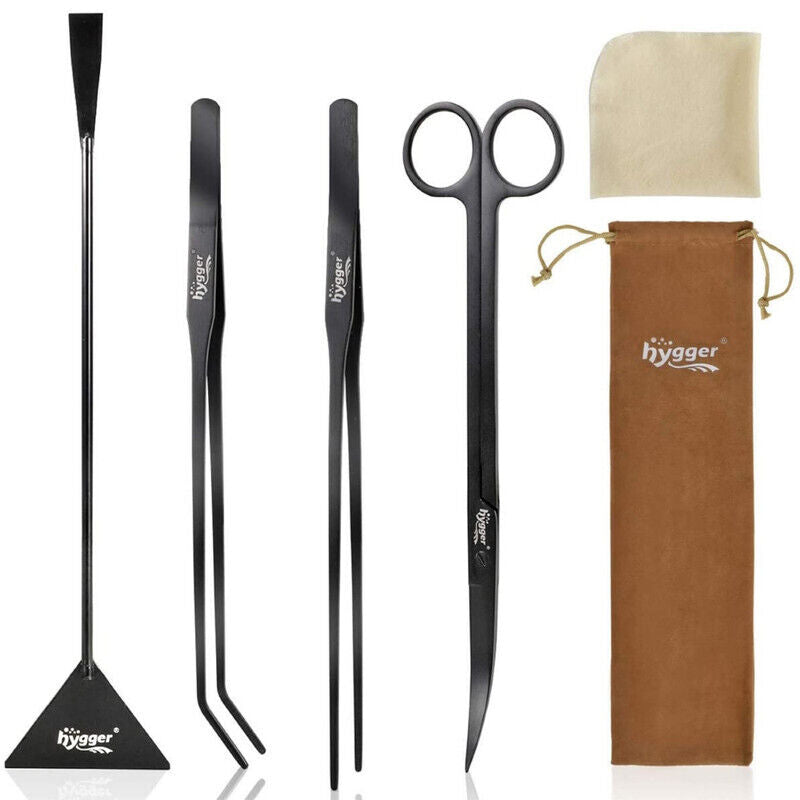 Hygger Fish Tank Cleaner Tool Kit - Black