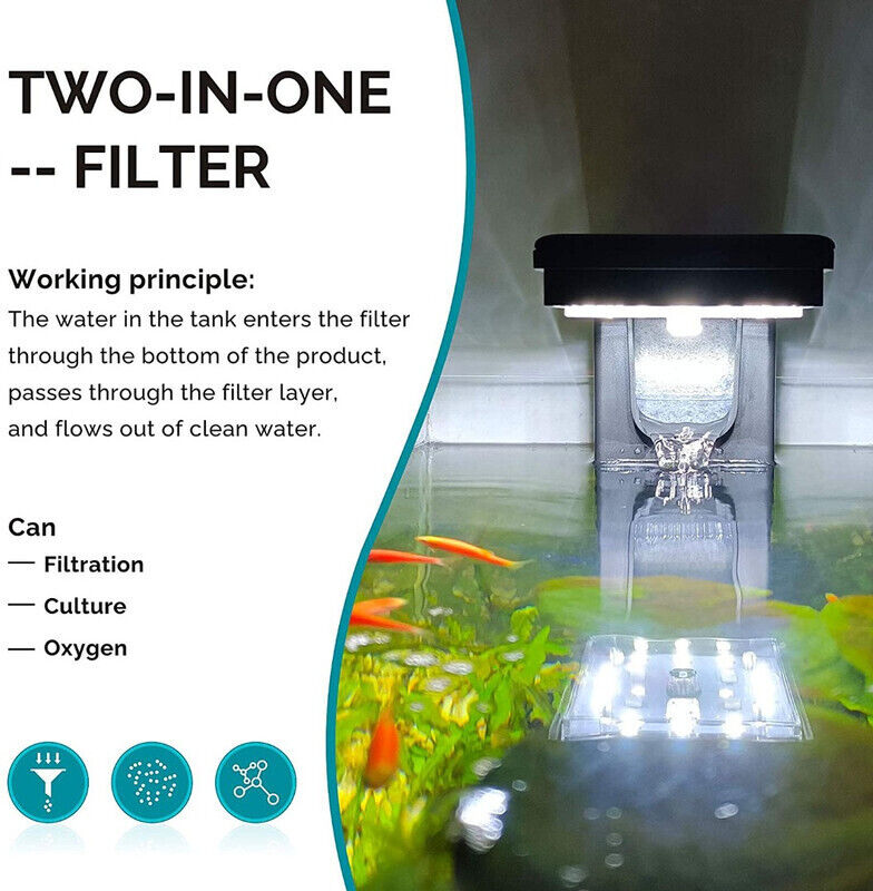Hygger Aquarium Filter Light and Aquarium Heater 300W - KBHG982300W