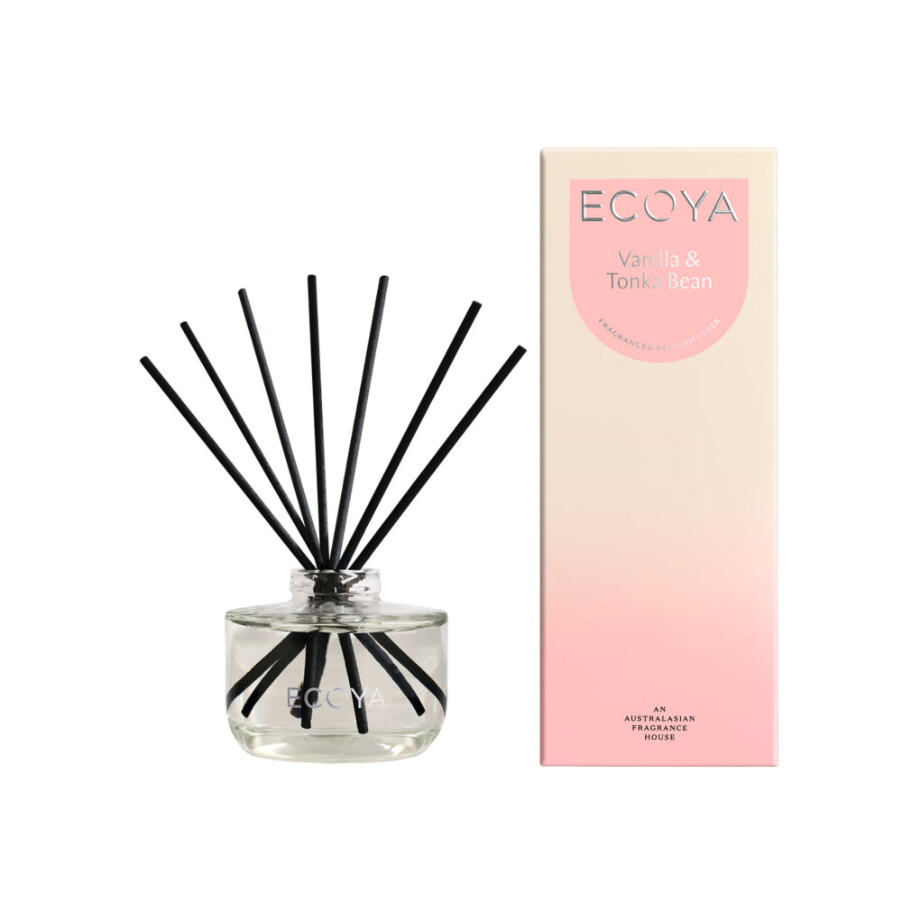 Ecoya Vanilla & Tonka Bean Candle and Diffuser Set-MARE2313