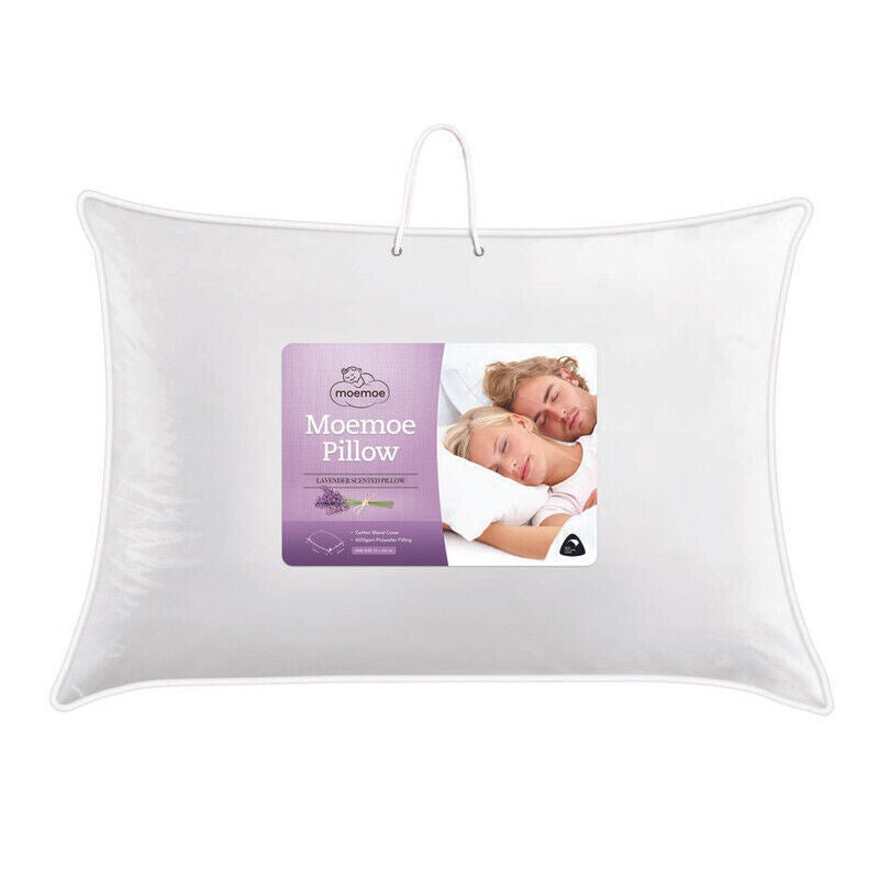 Moemoe Lavender Scented Pillow - MOE003 - White