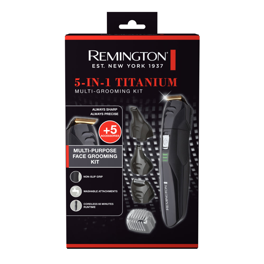 Remington PG6024AU 5-in-1 Titanium Multi-Grooming Kit