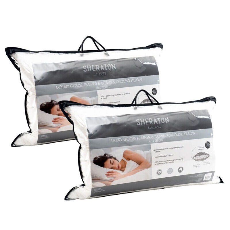 Sheraton Goose Feather/Down Pillow - Set of 2