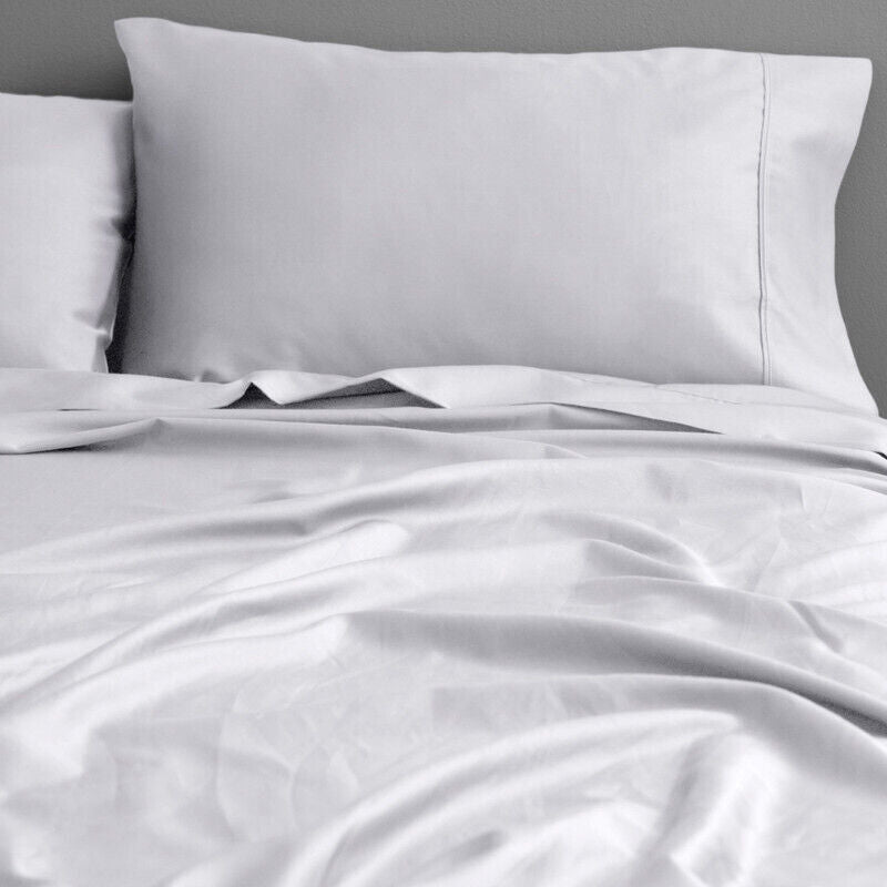 Canningvale Palazzo Royale King Sheet Set - Crisp White