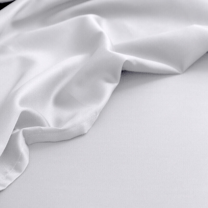 Canningvale Palazzo Royale King Sheet Set - Crisp White