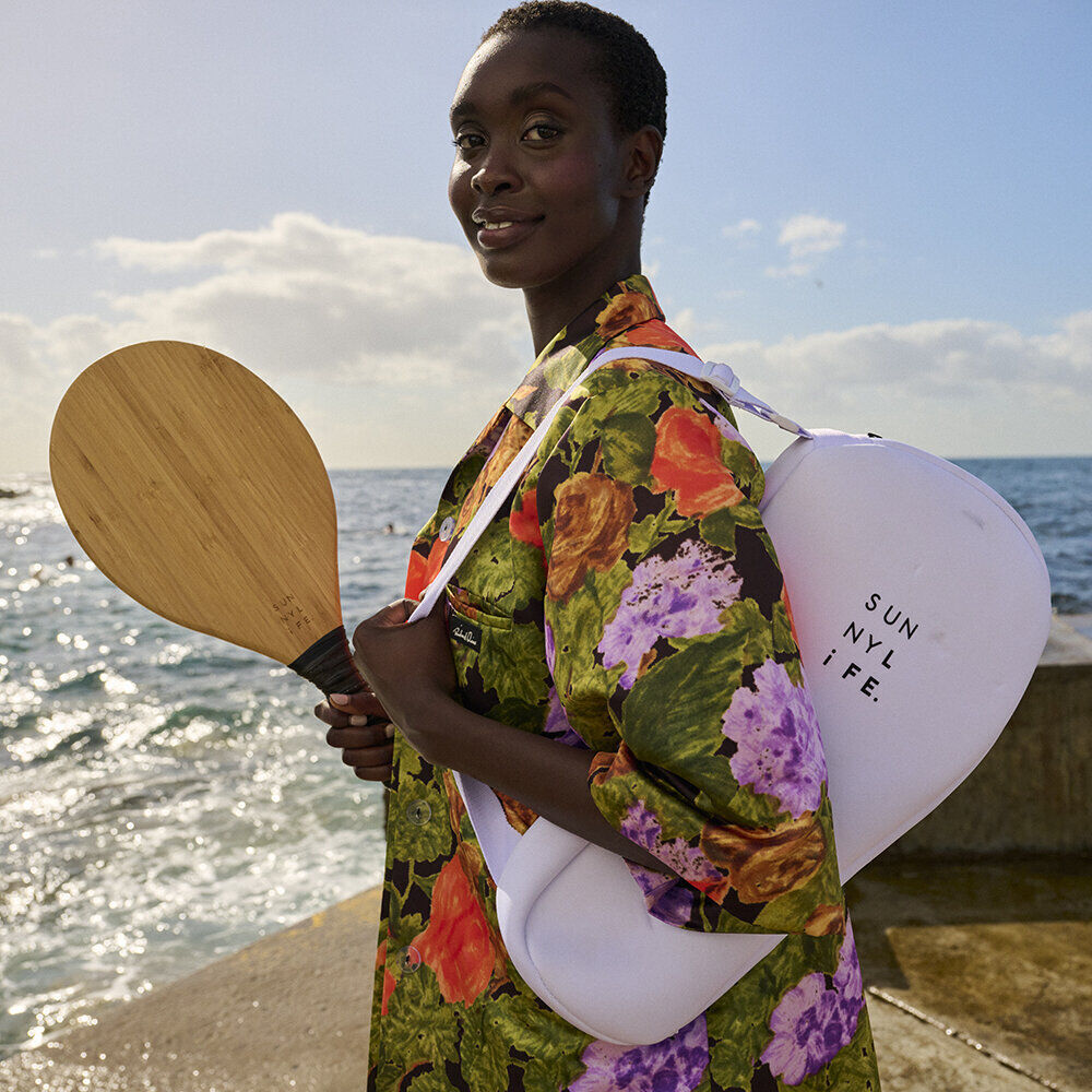 Sunnylife Bamboo Paddles and Squash Balls