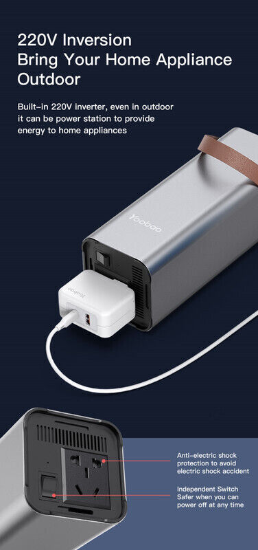 Yoobao Portable Outdoor 46200mAh Power Generator - Grey