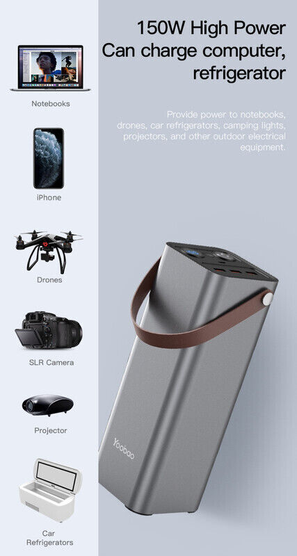 Yoobao Portable Outdoor 46200mAh Power Generator - Grey