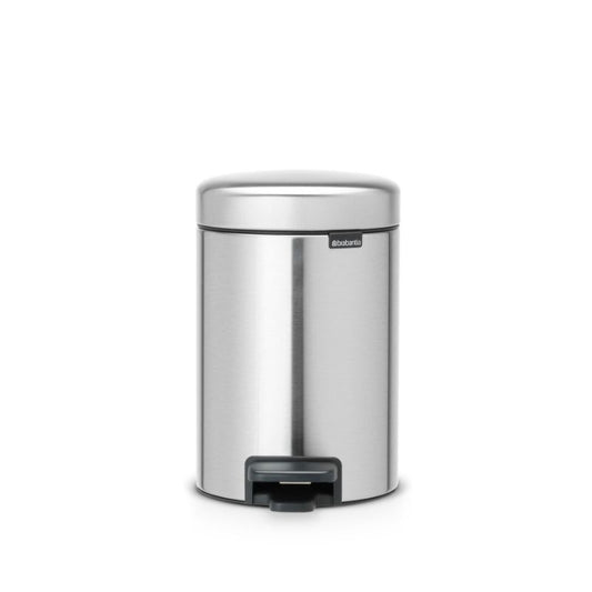 Brabantia newICON 3L Pedal Bin - Matte Steel