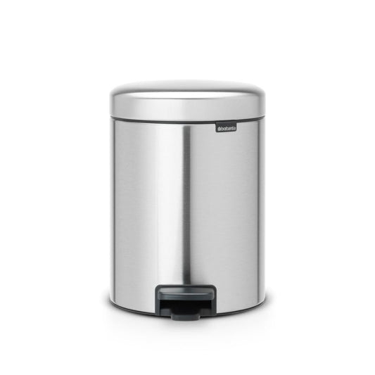 Brabantia newICON 5L Pedal Bin - Matte Steel