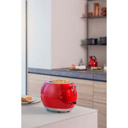 Bugatti Italy Romeo Toaster and Giulietta Kettle Set - Red