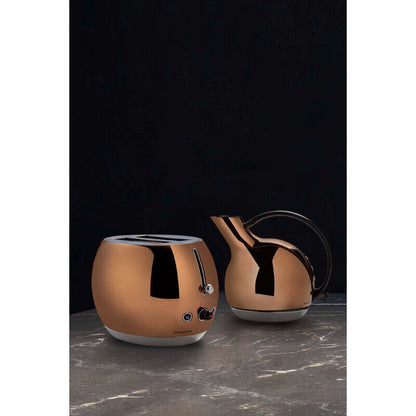 Bugatti Italy Romeo Toaster and Giulietta Kettle Set - Rose Gold