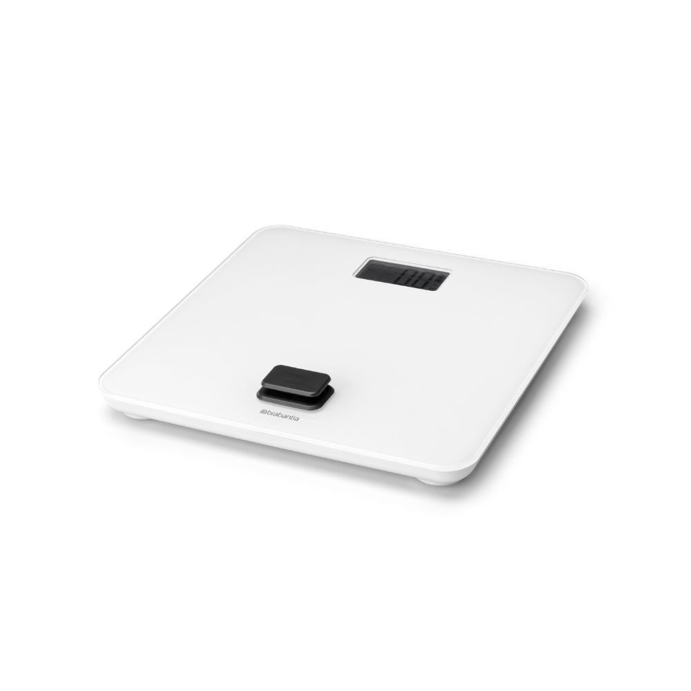 Brabantia Battery-Free Bathroom Scale - White