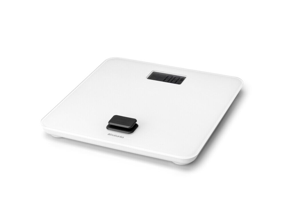 Brabantia Battery-Free Bathroom Scale - White