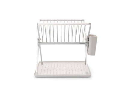 Brabantia Foldable Dish Drying Rack - Light Grey