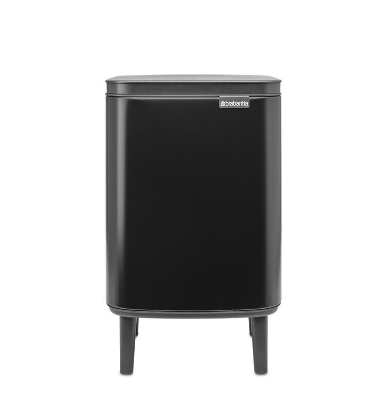 Brabantia Bo 7L Waste Bin Hi - Matt Black