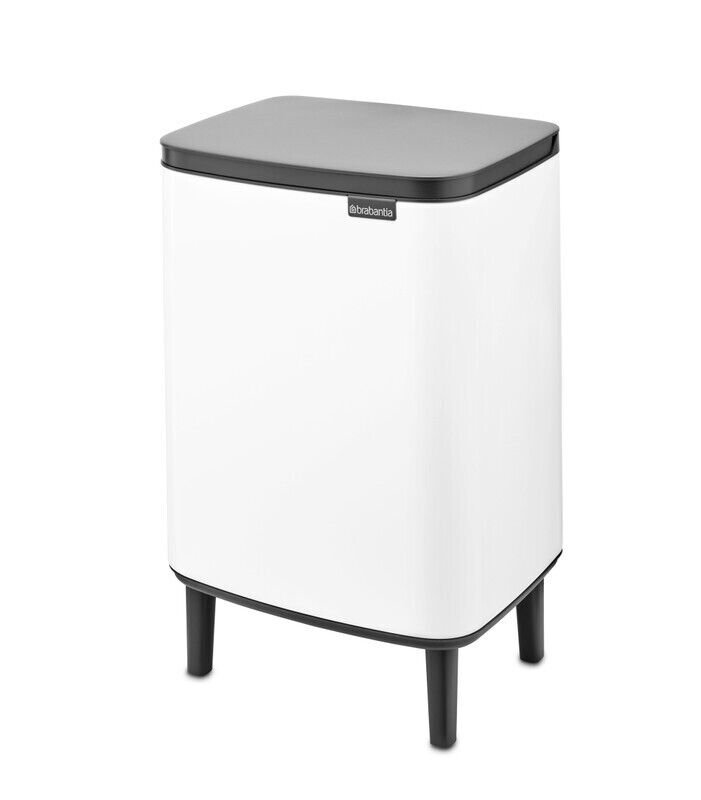 Brabantia Bo 12L Waste Bin Hi - White