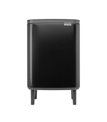 Brabantia Bo 12L Waste Bin Hi - Matt Black