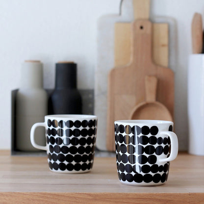 Marimekko Oiva/Siirtolapuutarha 4 Piece Mug Set - Rasymatto