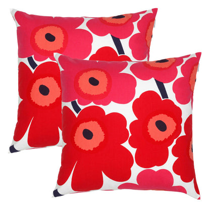 Marimekko Pieni Cushion Cover 2 Piece Set - Unikko Red